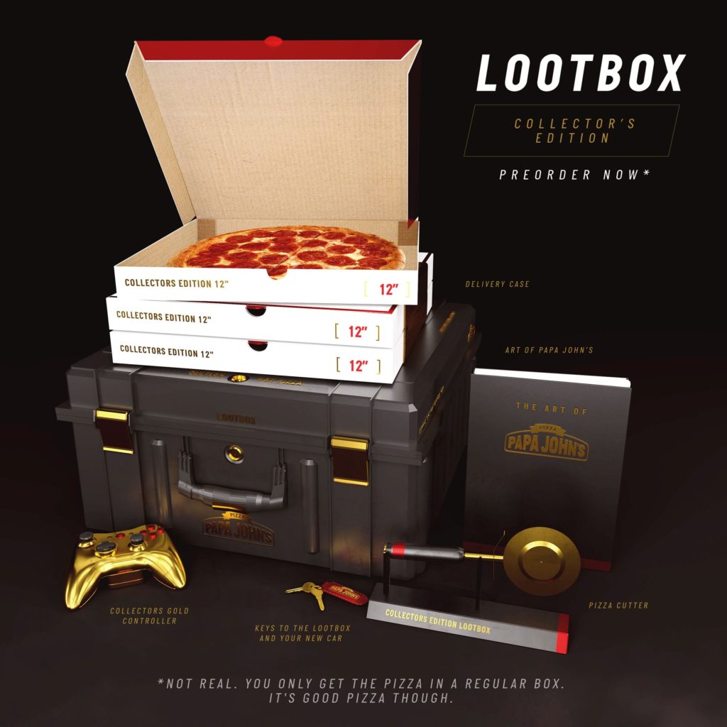 Papa John's preorder lootbox
