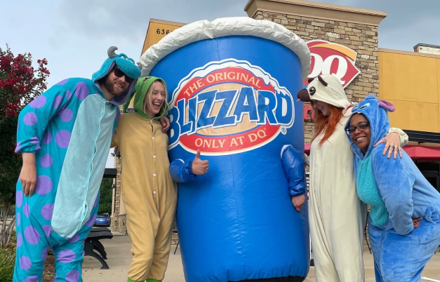 Dairy Queen Blizzard mascot